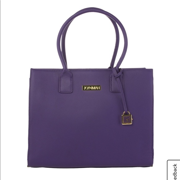 Joy & Iman Handbags - New Joy & Iman purple Handbag with 3 extra pieces